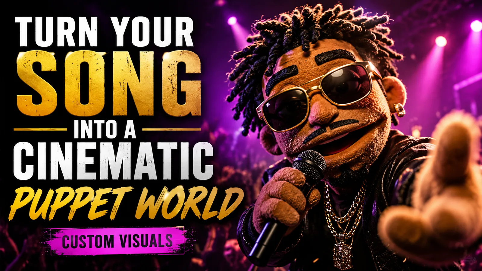 Turn Your Song Into a Cinematic Puppet World video thumbnail